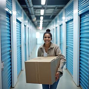 femme-self-stockage-carton